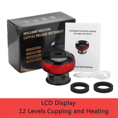 DeepRelief Cup™ Intelligent Vacuum Cupping Massage Device - Targeted Suction & Heat for Chronic Aches & Tension