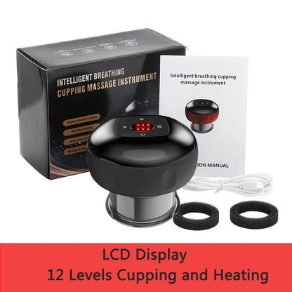 DeepRelief Cup™ Intelligent Vacuum Cupping Massage Device - Targeted Suction & Heat for Chronic Aches & Tension