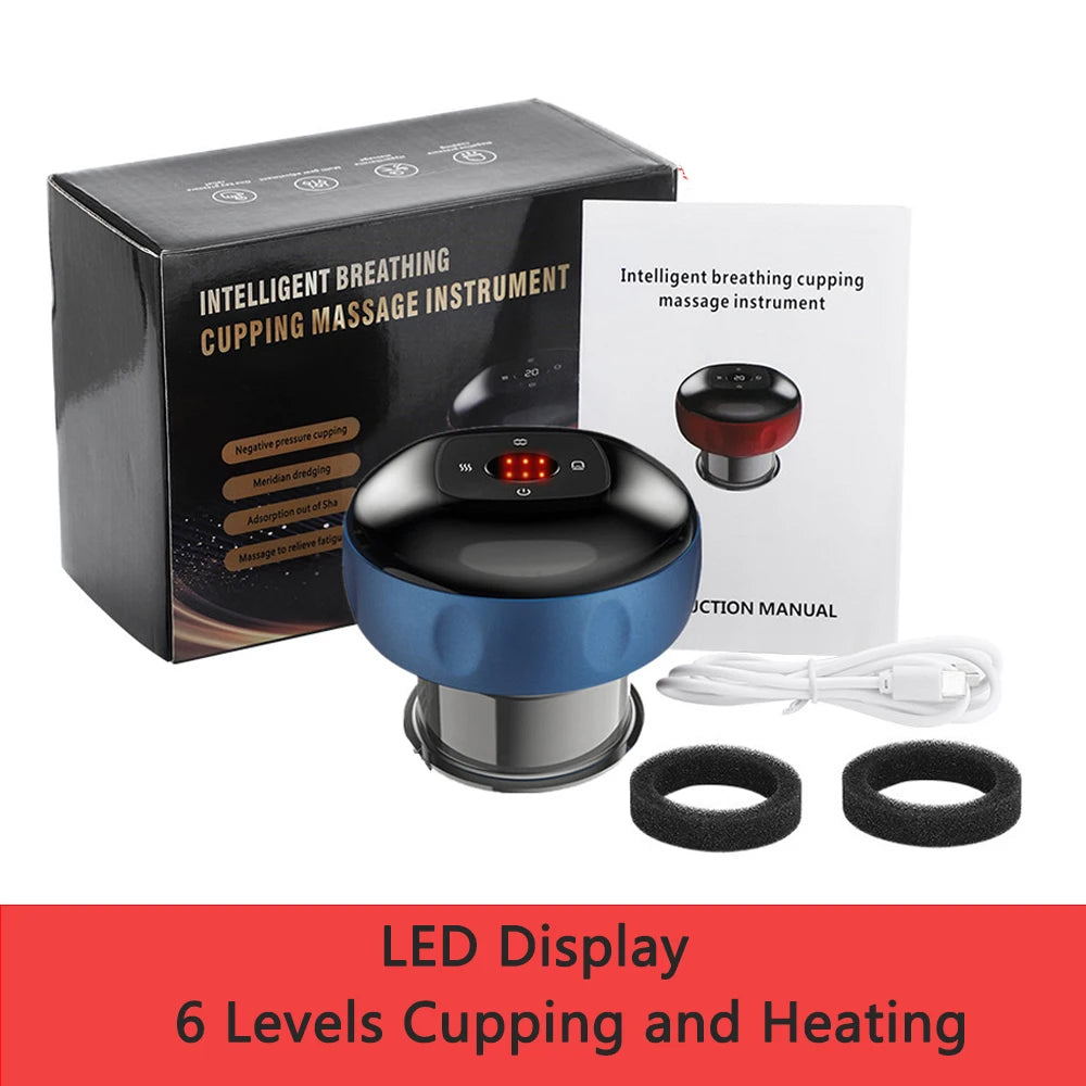 DeepRelief Cup™ Intelligent Vacuum Cupping Massage Device - Targeted Suction & Heat for Chronic Aches & Tension