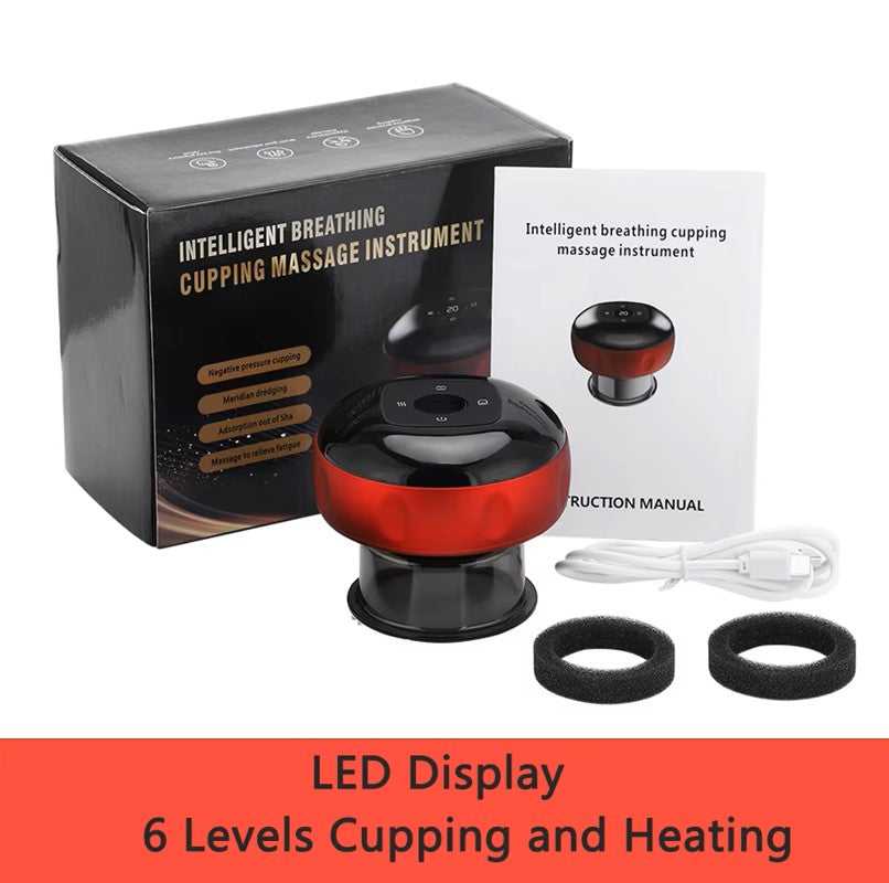 DeepRelief Cup™ Intelligent Vacuum Cupping Massage Device - Targeted Suction & Heat for Chronic Aches & Tension