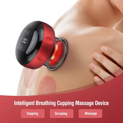 DeepRelief Cup™ Intelligent Vacuum Cupping Massage Device - Targeted Suction & Heat for Chronic Aches & Tension