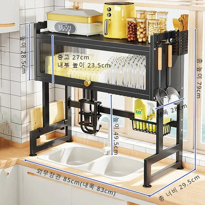 SinkMate™ Multi-Organizer Stainless Steel Drain Rack