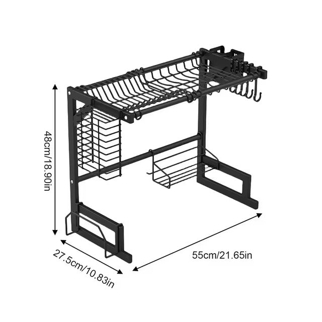 SinkMate™ Multi-Organizer Stainless Steel Drain Rack